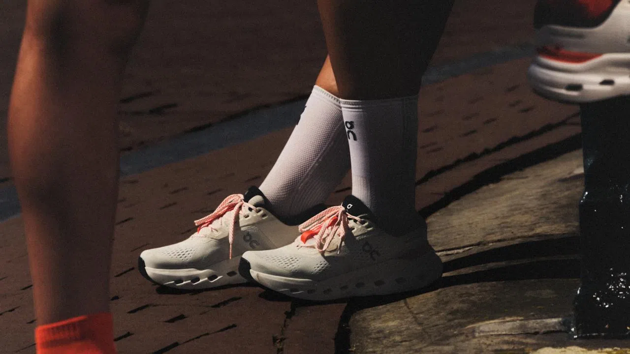 On hardloopschoenen